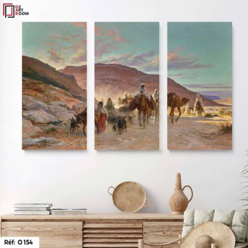 Tableau en 3 - Orientaliste - O154