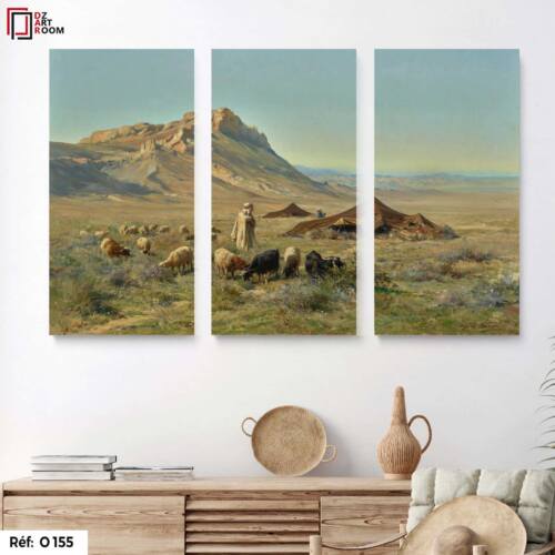 Tableau en 3 - Orientaliste - O155