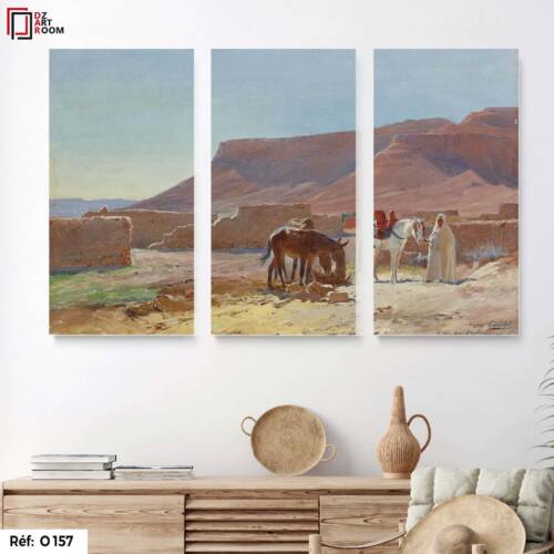 Tableau en 3 - Orientaliste - O157