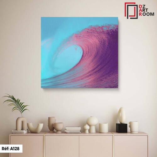 Tableau Abstrait Floral - A128