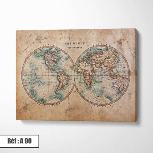 Tableau Carte du Monde A90