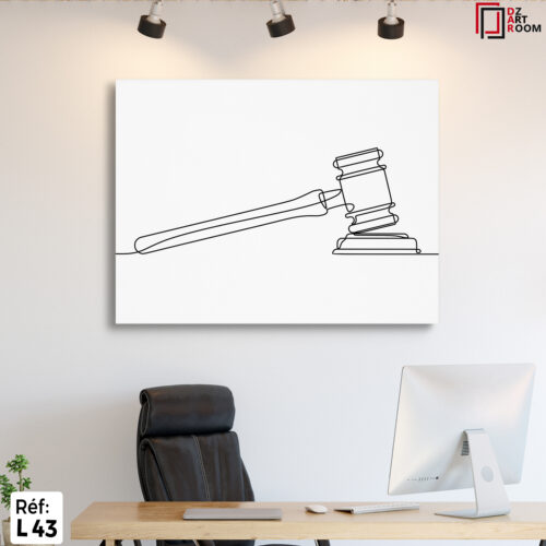 Tableau Avocat L43