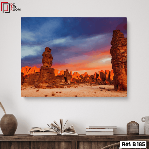 Tableau Paysage Sahara B185