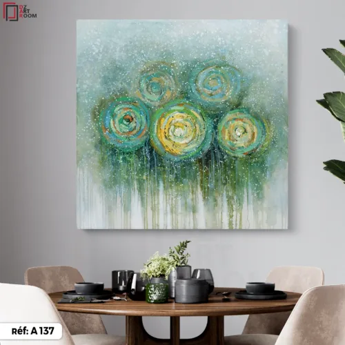 Tableau Floral Abstrait - A137