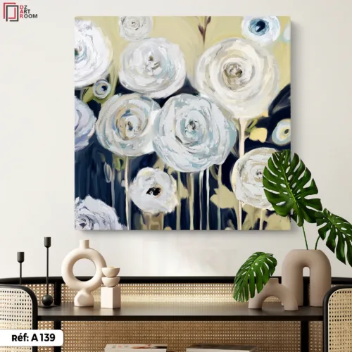 Tableau Floral Abstrait - A139