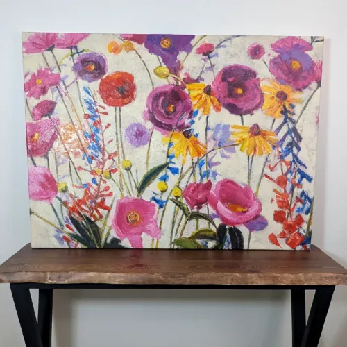 Tableau peint - 110 x 80 cm - H08