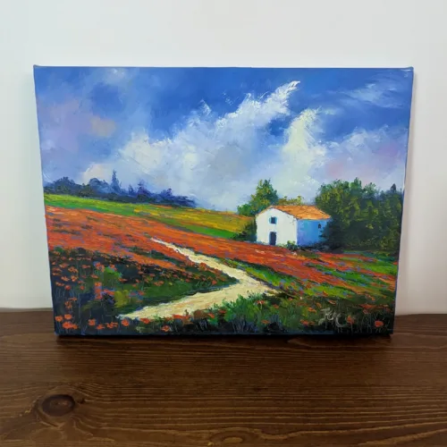 Tableau peint - 40 x 30 cm - H10