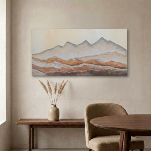 Tableau peint - 113 x 59 cm - H09