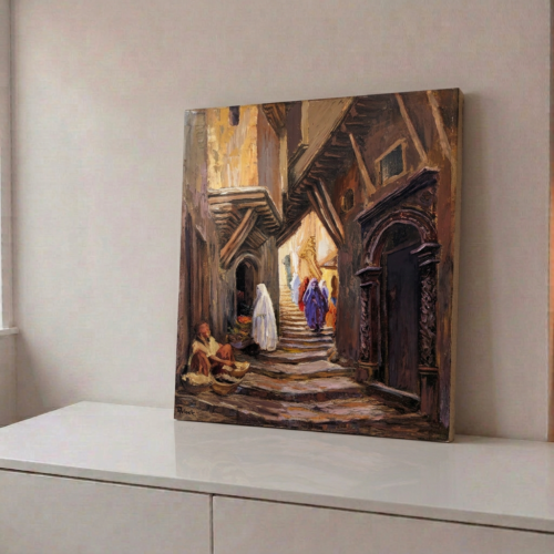 Tableaux Oriental Peinture Retoucher -B111