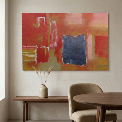 Tableau Fleur Peint -H26