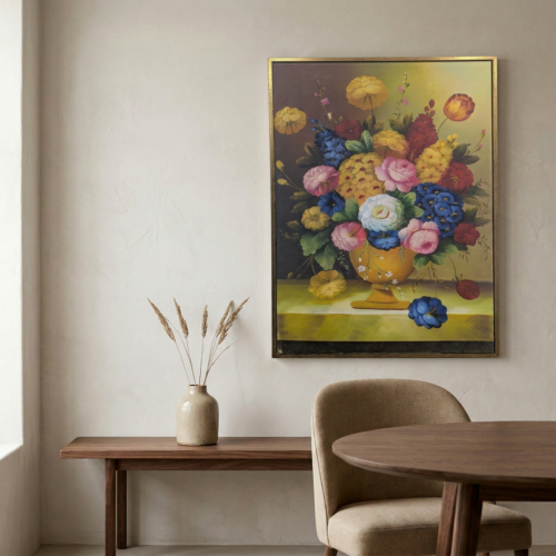 Tableau Fleur Peint - H20