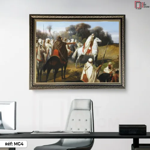 Tableau Moudjahidine- MG04