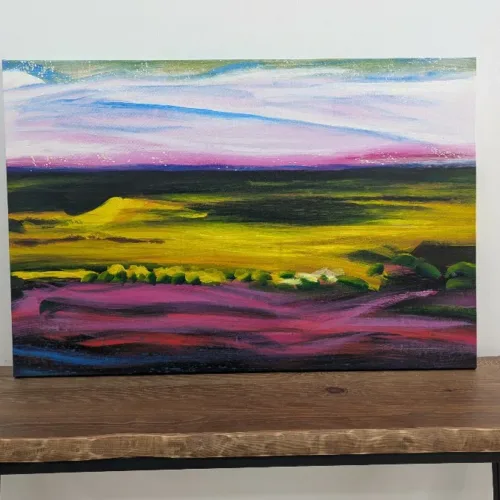 Tableau Fleur Peint -H31