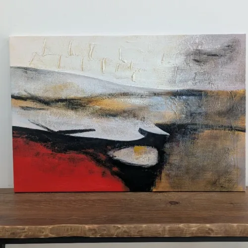 Tableau Fleur Peint -H29