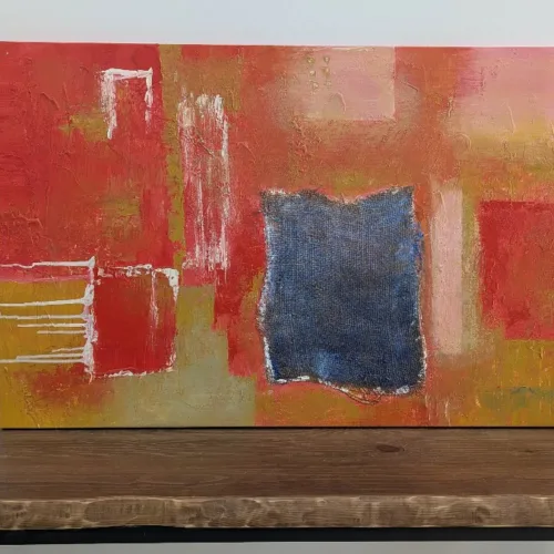 Tableau Fleur Peint -H26