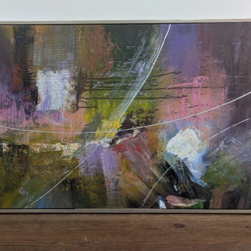 Tableau Fleur Peint -H28