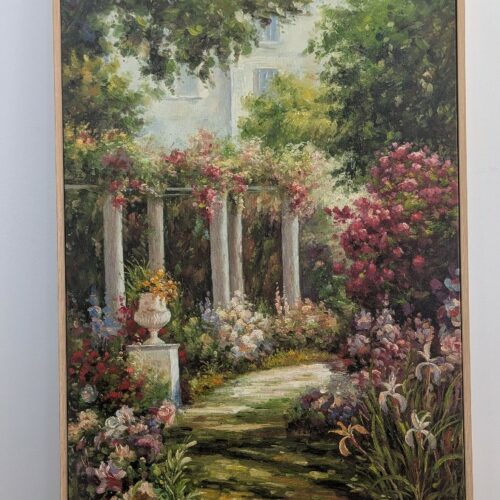 Tableau Fleur Peint -H35