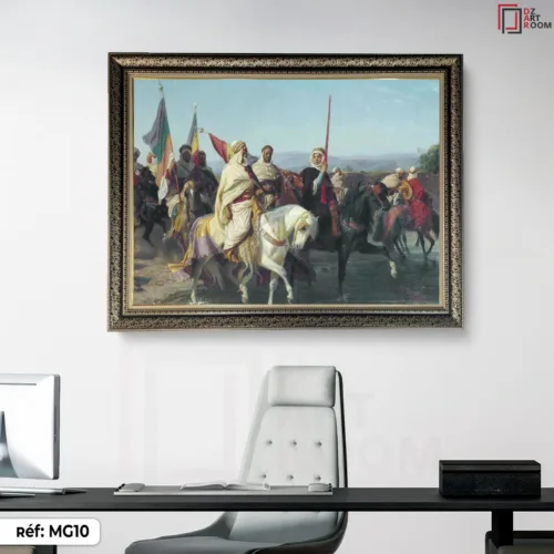 Tableau Moudjahidine- MG10