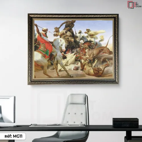 Tableau Moudjahidine- MG11