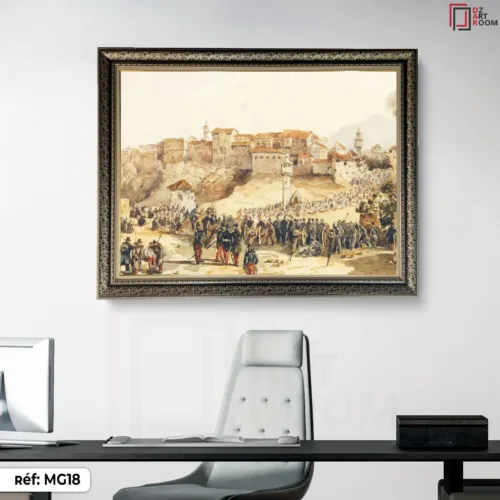 Tableau Moudjahidine- MG18