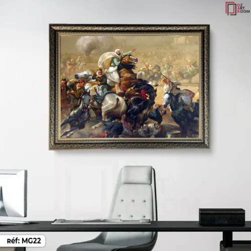 Tableau Moudjahidine- MG22