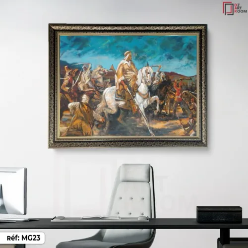 Tableau Moudjahidine- MG23