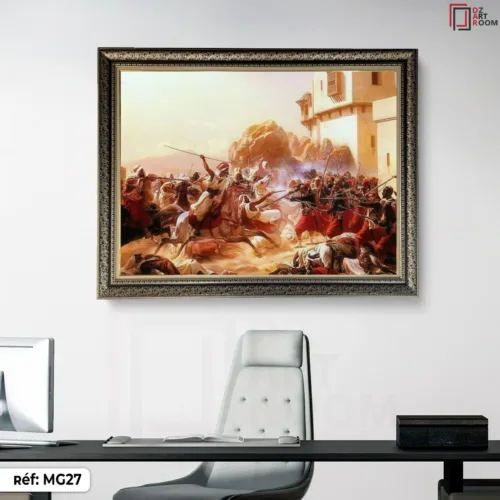 Tableau Moudjahidine- MG27