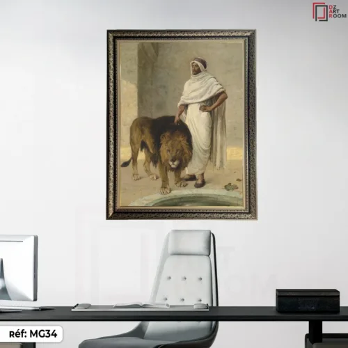 Tableau Moudjahidine- MG34