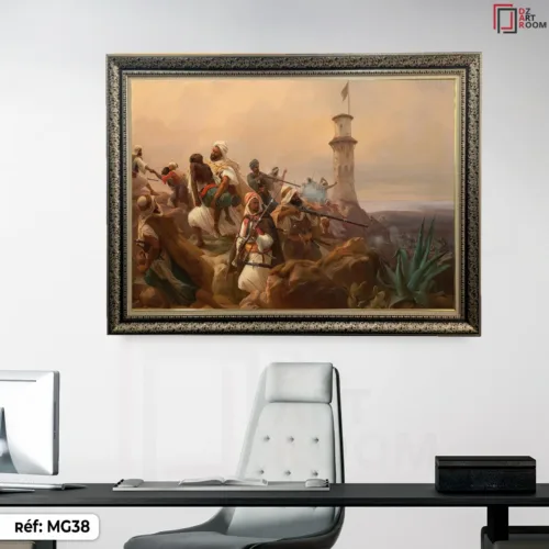 Tableau Moudjahidine- MG38