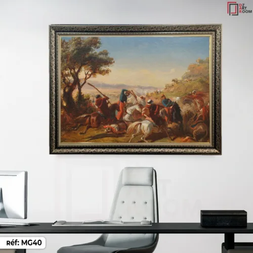 Tableau Moudjahidine- MG40