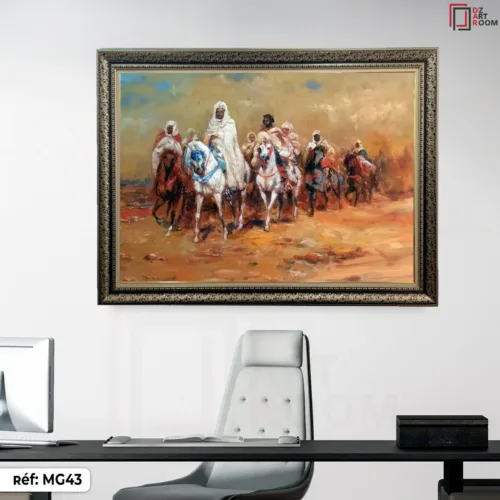 Tableau Moudjahidine- MG43