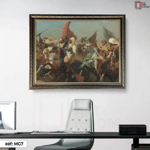 Tableau Moudjahidine- MG07