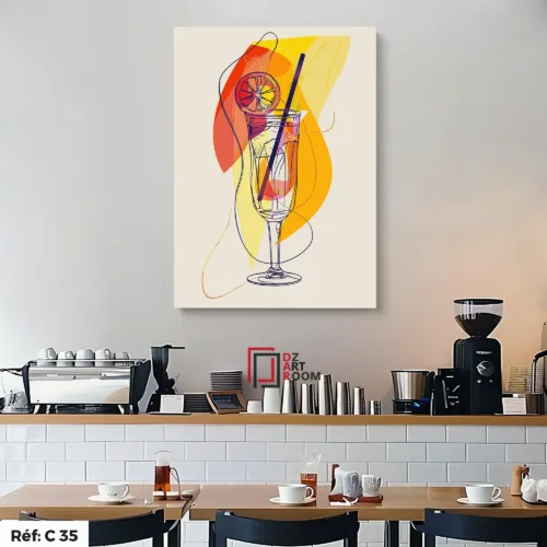 Tableau Décoration Fast Food Resto C35