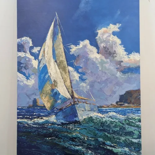 Tableaux Bateau Pienture 100X70CM