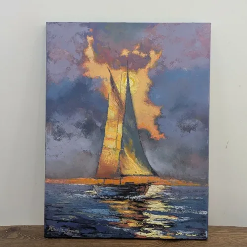 Tableaux Peint Voile - 100x70cm