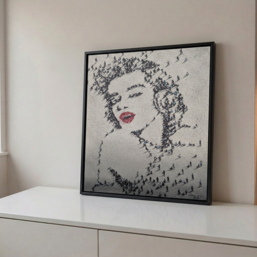 Tableaux Abstrait Maryline 88x68cm