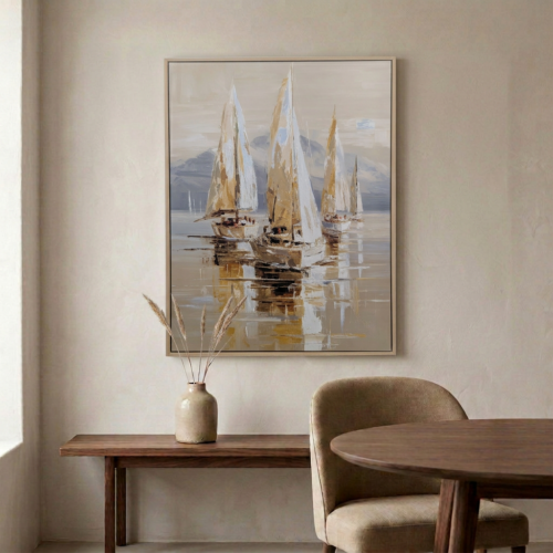 Tableaux Bateau Retouché 100X70CM