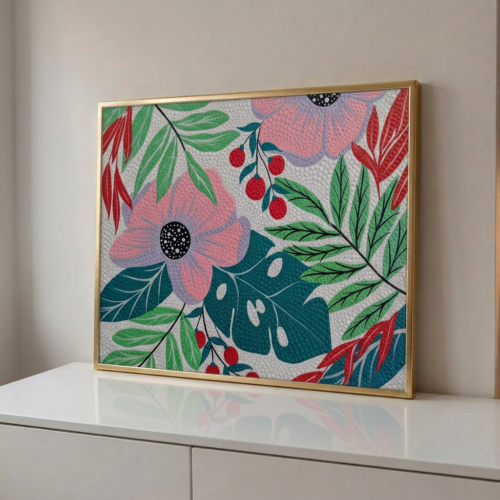 Tableaux Peinture Fleur 30x40