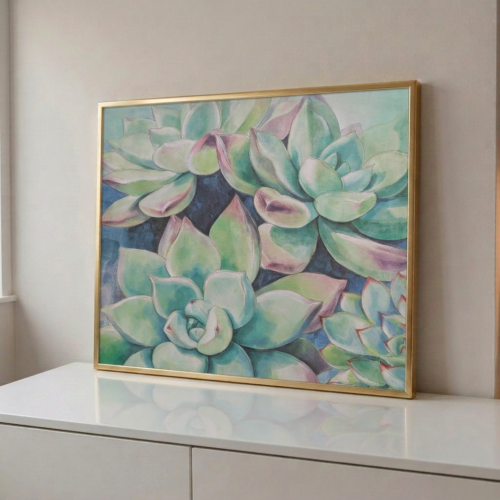 Tableaux Abstrait  Peinture Green