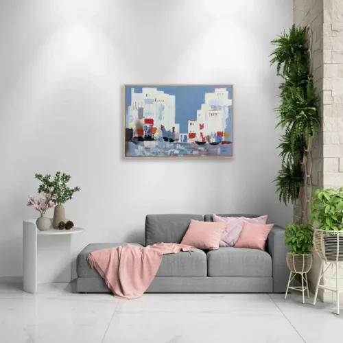 Tableau Fleur Peint -H27