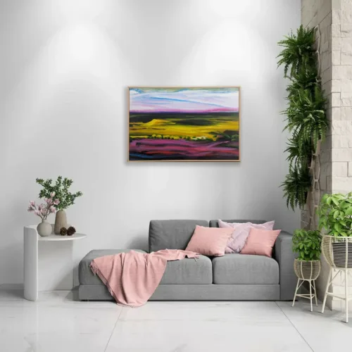 Tableau Fleur Peint -H31