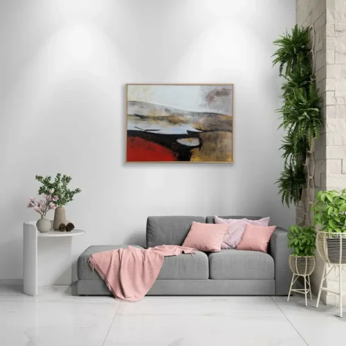 Tableau Fleur Peint -H29