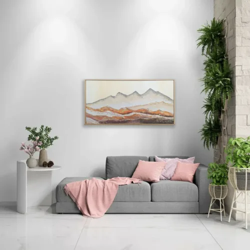 Tableau peint - 113 x 59 cm - H09