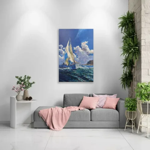 Tableaux Bateau Pienture 100X70CM