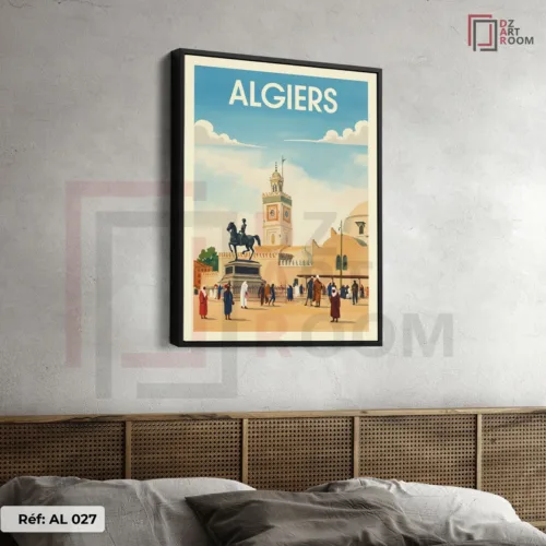 Tableau Paysage Algerie ALGIERS AL027