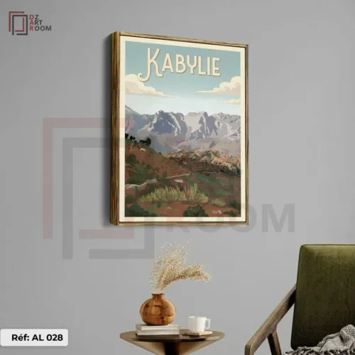 Tableau Paysage Algerie Kabylie AL028