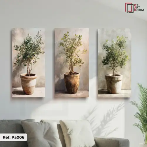 Tableaux Trio Nature Pa006