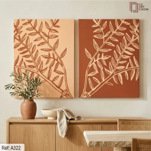 Tableau Abstrait Duo A322