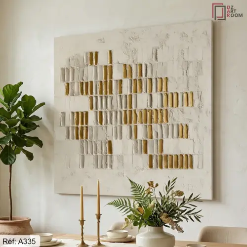 Tableau Abstrait Carré A335