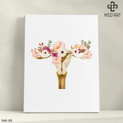 Tableau Utérus Floral 03